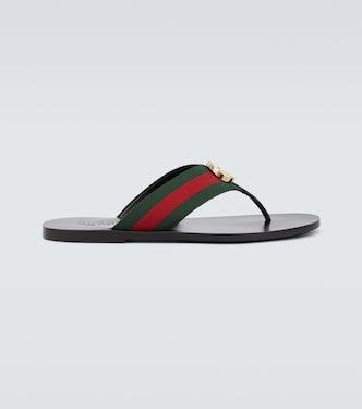 Interlocking G thong sandals | Gucci