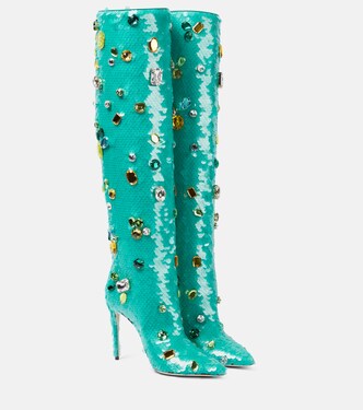 Botas Cardinale 105 de lentejuelas | Dolce&Gabbana