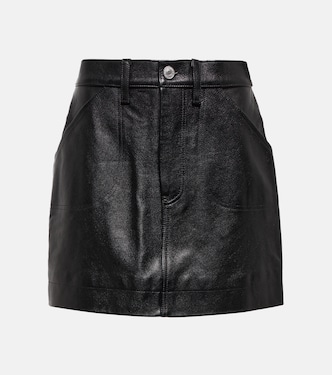 Minirock 70s Pocket aus Leder | Re/Done