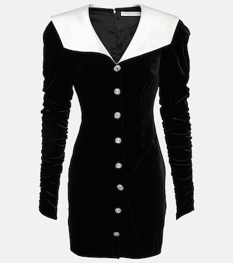 Velvet mini dress | Alessandra Rich