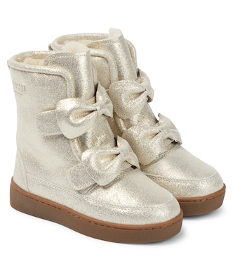 Isa metallic leather boots | Donsje