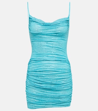 Crystal-embellished minidress | Self-Portrait