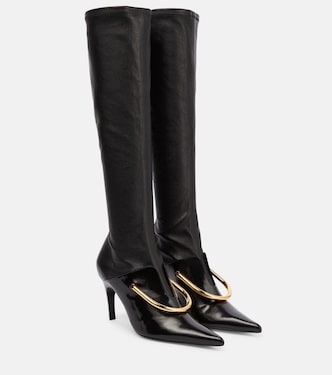 Stivali in pelle con decorazioni | Jil Sander