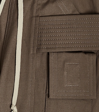 Shorts cargo Pods in misto cotone | Rick Owens Kids