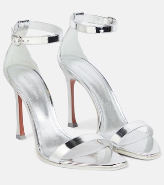 Kim metallic leather sandals | Amina Muaddi