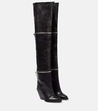 Botas mosqueteras Lelodie de piel | Isabel Marant