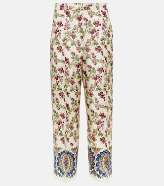 Pantalones culotte anchos de seda | Etro