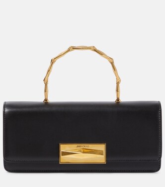 Diamond Chain Small leather tote bag | Jimmy Choo
