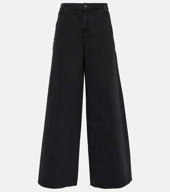 Jeans a gamba larga Jacob in cotone | Khaite