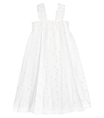 Besticktes Kleid Fantasy mit Tüll | Bonpoint