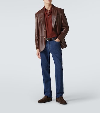 جينز بقصّة سليم Roccia | Zegna