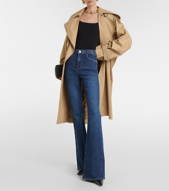 Braided high-rise flared jeans | Frame