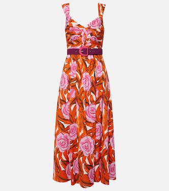 Abito midi Artie in misto cotone | Diane von Furstenberg