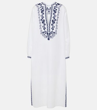 Bestickter Kaftan Faye aus Leinen | Loro Piana