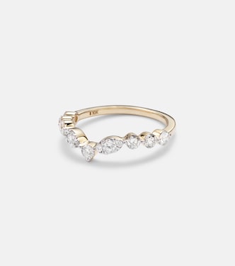 Ring Muse Tiara aus 10kt Gelbgold mit Diamanten | Stone and Strand