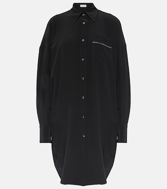Oversize-Hemd aus Seide | Brunello Cucinelli