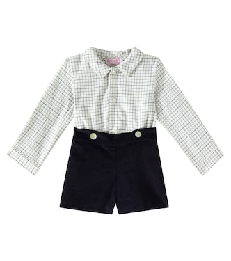 Baby - Top e shorts Arlo in cotone | La Coqueta
