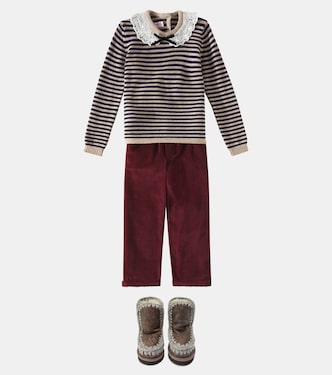 Bottines après-ski en cuir | Mou Kids