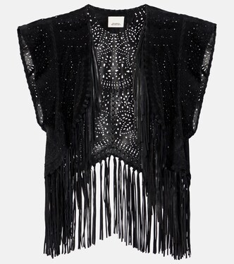 Edita fringed leather vest | Isabel Marant