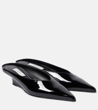 Mules con cuña Sharp de charol | Toteme