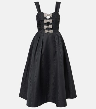 Abito midi Luiza con cut-out e fiocco | Rebecca Vallance