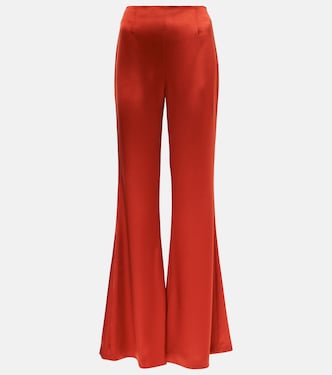 Weite Hose Atruvia aus Satin | Galvan