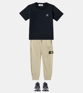 T-shirt Compass en coton | Stone Island Junior