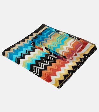 Giacomo hand towel and bath towel set | Missoni