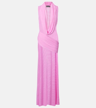 Semi-sheer gown | David Koma