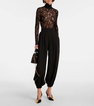 Culottes de Cady Couture de tiro alto | Valentino