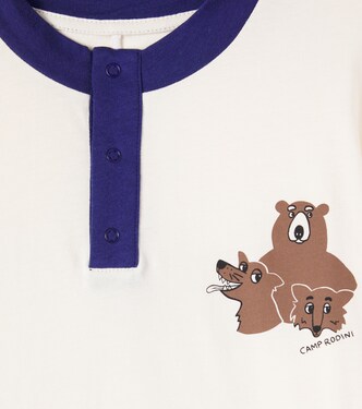 Camiseta de jersey de algodón estampada | Mini Rodini