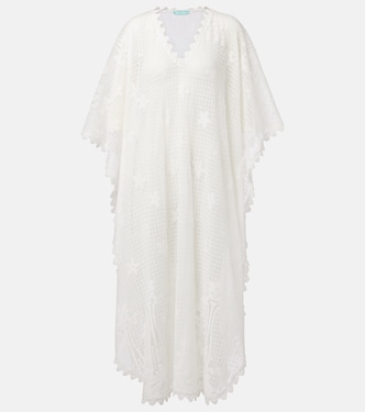 Josephine ruffled cotton-blend kaftan | Melissa Odabash