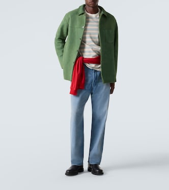 Hemdjacke aus Leder | Auralee