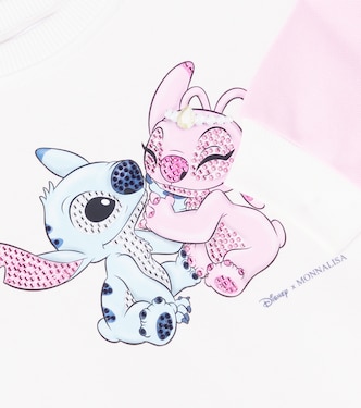 X Disney® Sweatshirt Stitch mit Kristallen | Monnalisa