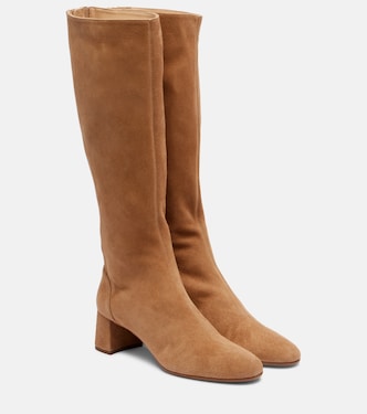 Stiefel Saint Honore 50 aus Veloursleder | Aquazzura
