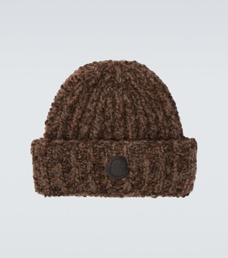 Logo alpaca and wool beanie | Moncler