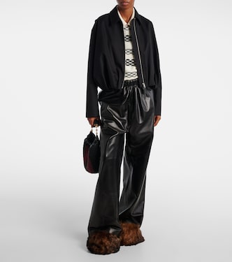 Chaqueta en sarga de algodón y seda | Loewe