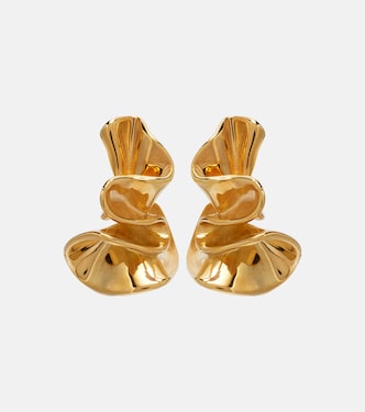 Gold-plated sterling silver earrings | Bottega Veneta