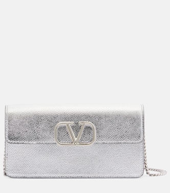 VLogo Mini leather crossbody bag | Valentino Garavani