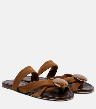 Doma embellished suede sandals | Christopher Esber