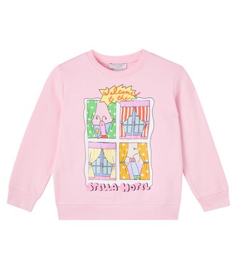 Sweat-shirt imprimé en coton | Stella McCartney Kids