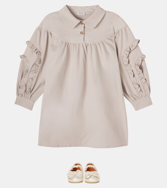 Everoux ruffled cotton-blend dress | Donsje