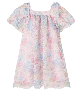 Bow-detail lace dress | Patachou