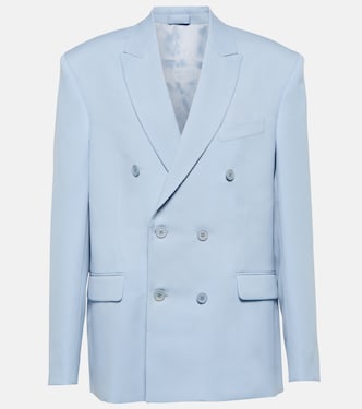 Blazer en sarga de lana | Wardrobe.NYC