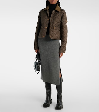 Midirock aus Wolle und Kaschmir | Moncler