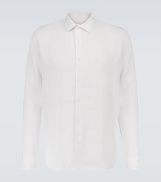 Giles linen long-sleeved shirt | Orlebar Brown