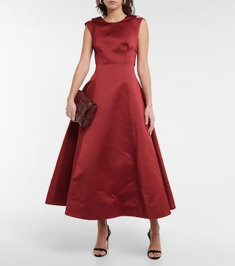 Luz cutout satin midi dress | Emilia Wickstead