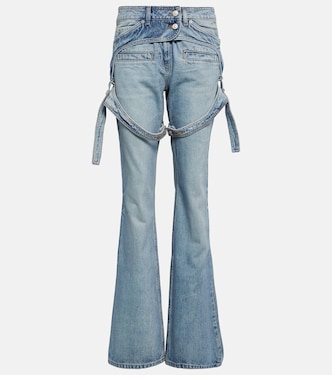 Jeans bootcut a vita media | Courrèges