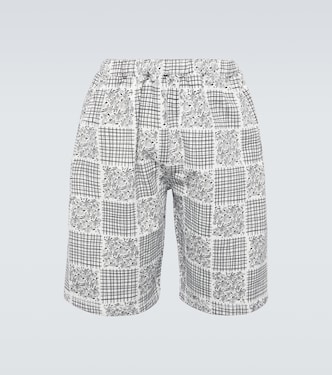 Shorts en algodón estampado de patchwork | Kenzo
