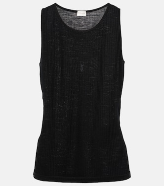 Knitted wool tank top | Saint Laurent